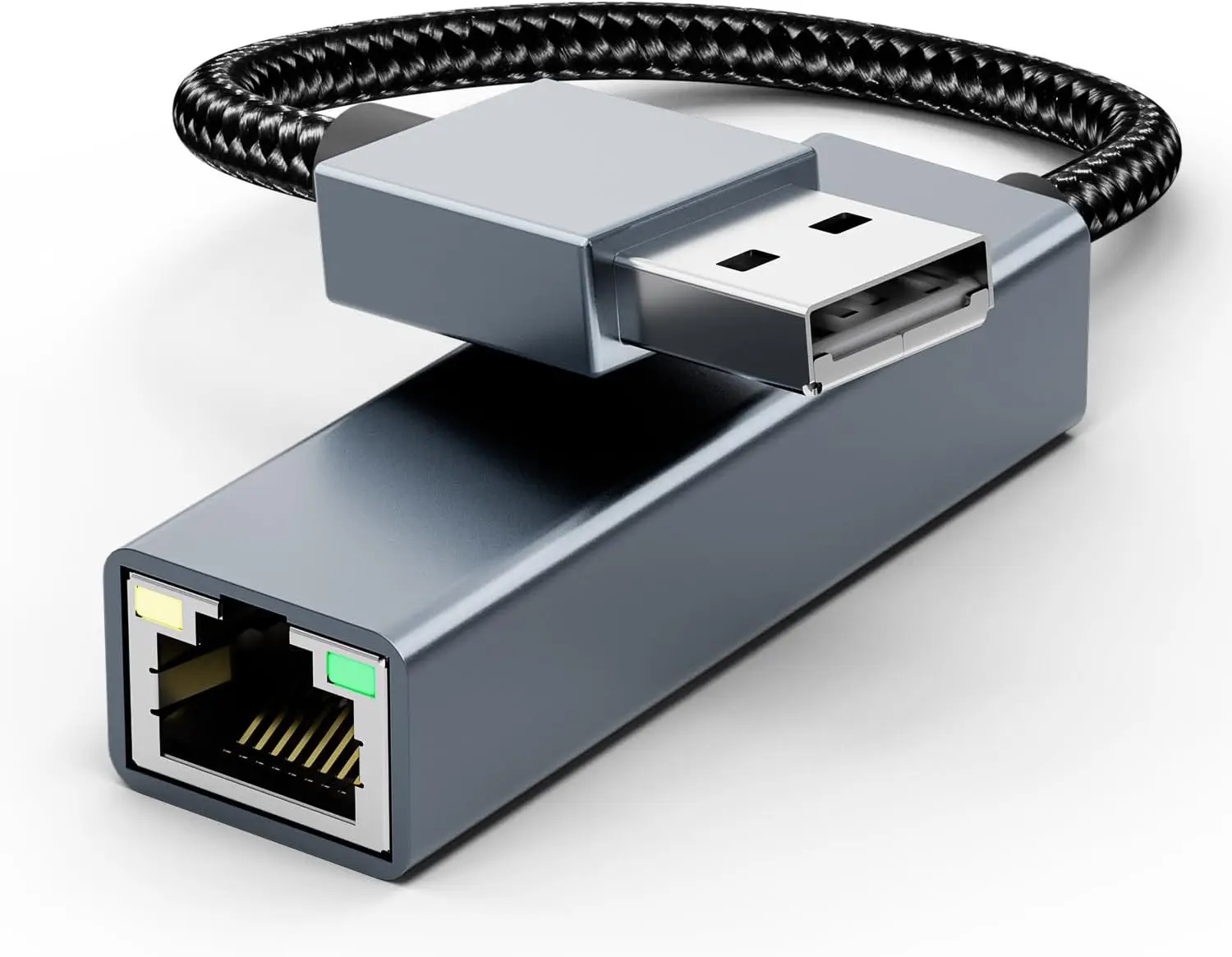 

USB 3.0 to 10/100/1000 Gigabit Ethernet LAN Adapter, Driver-Free, Compatible with MacBook, Surface Pro, Windows & Mac