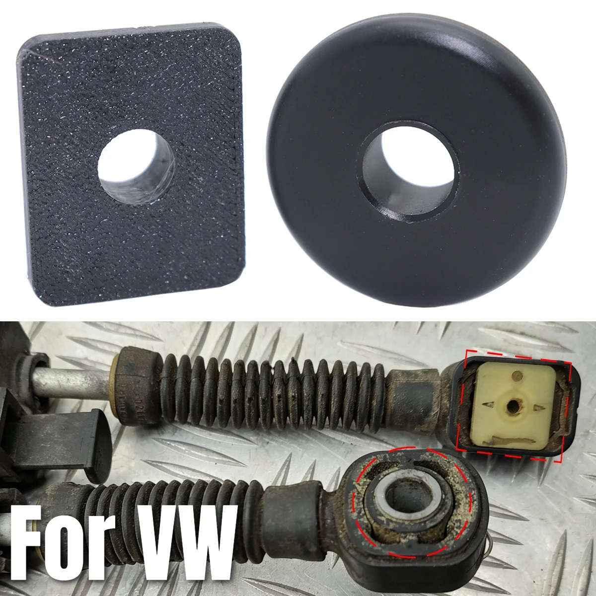 Manual Gearbox Shift Cable Linkage Control Bushing Shifter Lever End Rod For VW Transporter T5 California Caravelle Multivan