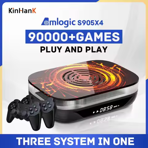 Super Console X4 Plus Retro Video Game Console for SS/N64/Sega Saturn/DC, 90000 Games S905X4 Support 4K/8K Android11 TV Box