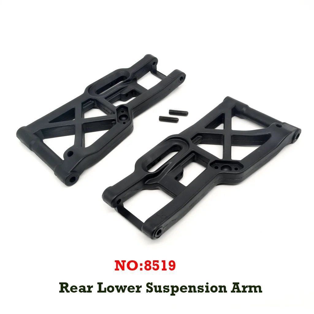 Front Rear Lower Suspension Arm Lower Swing Arm #8518 #8519 for ZD Racing 1/7 EX-07 EX07 RC Car Original Upgrade Parts