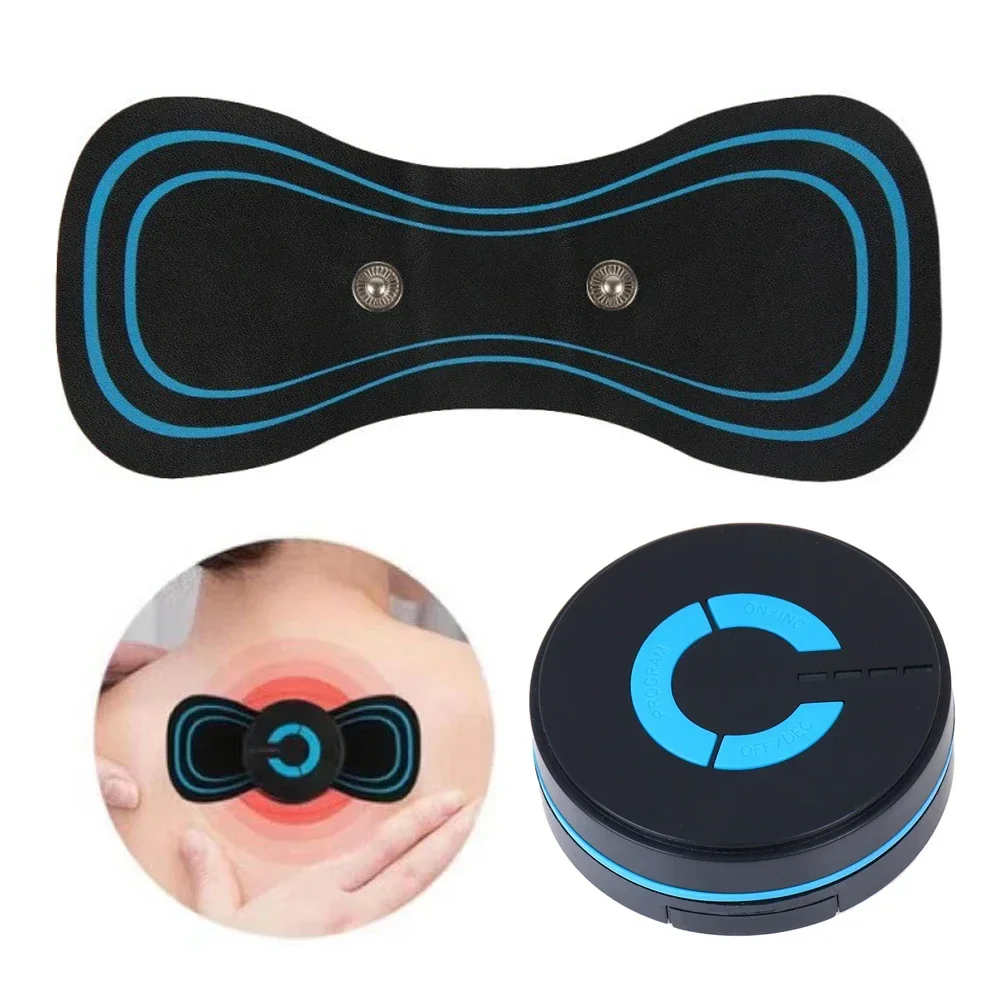 Portátil Mini Pescoço Massageador, Vértebra Cervical, Ombro e Costas Massagem Mat, Pé e Pernas, Massagem Corporal Completa, 3PCs