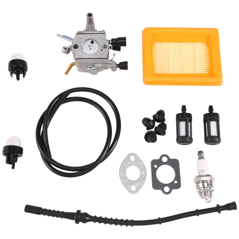 Carburetor Air Filter Kit For Stihl FS120 FS200 FS250 FS300 FS350 FR350 FR450 FR480 Replace 4134 120 0653 4134 120 0603-Y79A - view 2