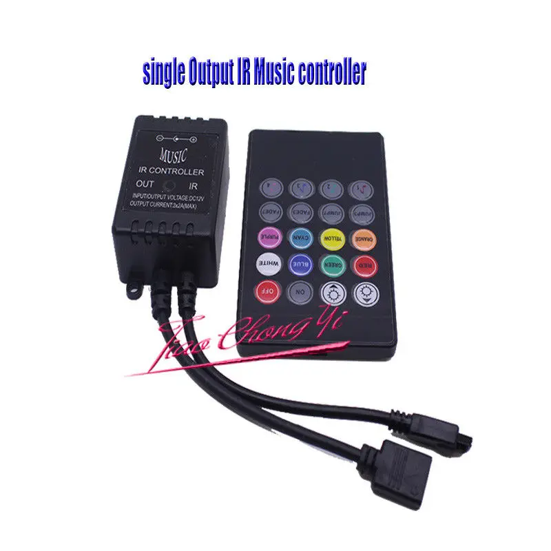 LED-Controller LED-IR-RGB-Controller LED-Lichter-Controller ir Remote-Dimmer DC12V für RGB LED-Streifen