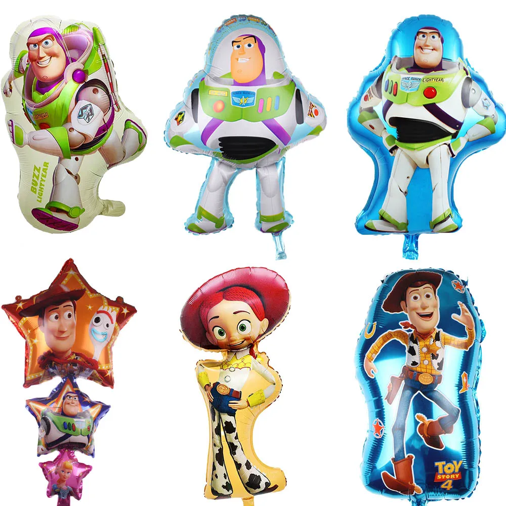 Kinderfeestdecoratie Wegwerp Servies Toy Story Bekers Borden Ballonnen Babyshower Verjaardagsfeestje Cadeau Speelgoed