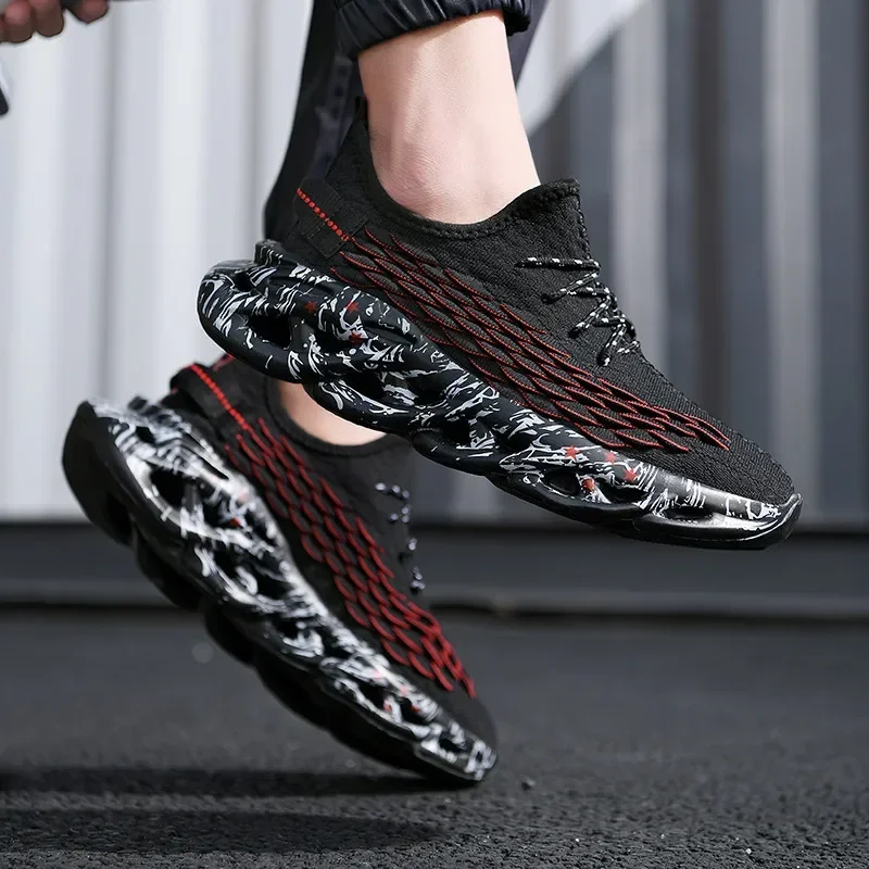 High-quality Basketball Shoes Brand Designer Sports Training Shoes Outdoor Sneakers Men Mesh Wear Resistant Non-slip Reflective