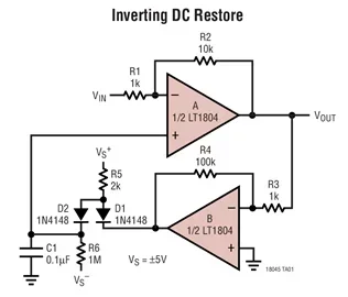LT1804IS8 LT1804CS8 LT1804 - Single/Dual/Quad 100V/us, 85MHz, Rail-to-Rail Input and Output Op Amps