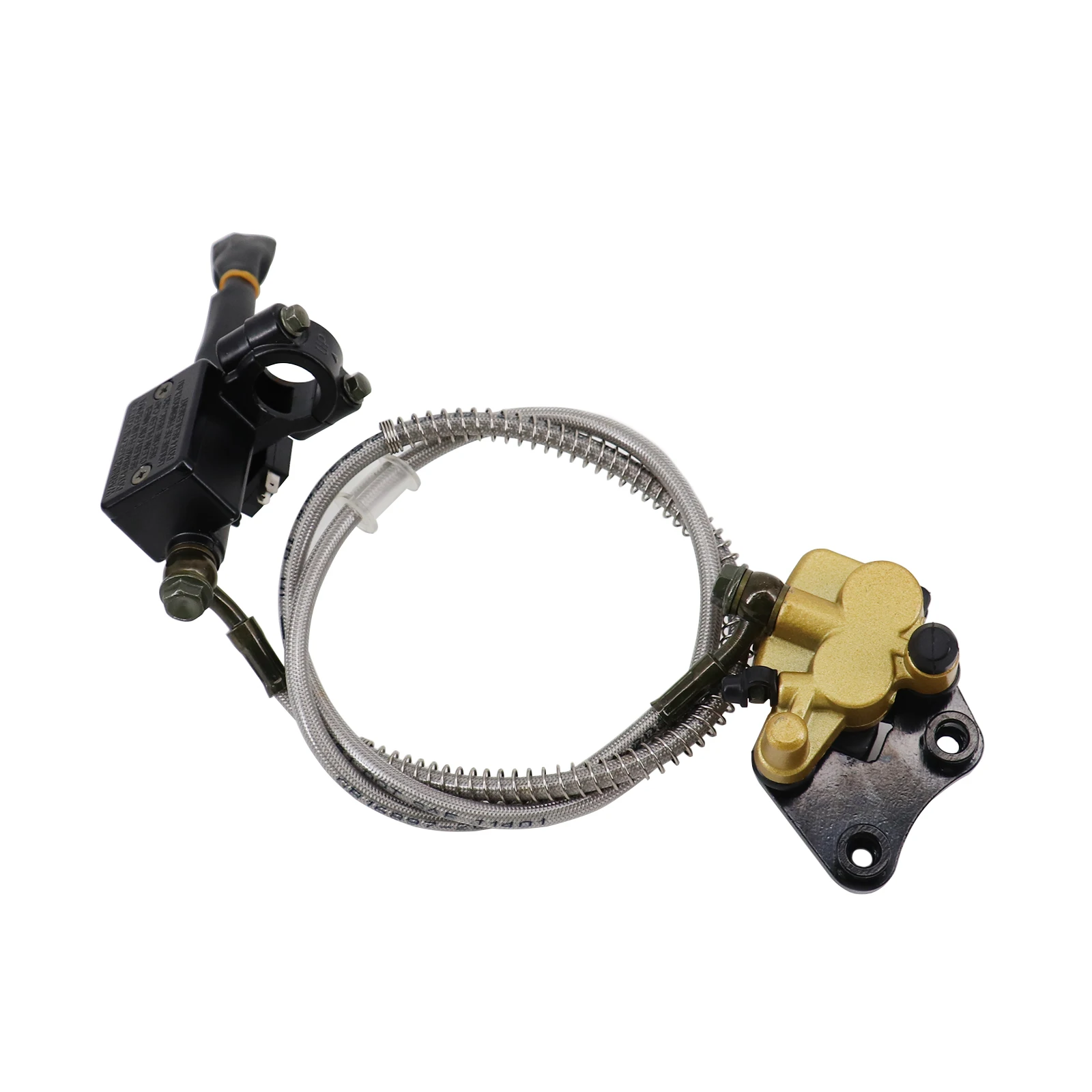 دراجة نارية أمامية طقم فرامل قرصية ، نظام فرامل هيدروليكي لـ 110cc ، 125cc ، 140cc ، BBR ، TTR ، دراجة حفرة ، موتوكروس ، سكوتر ، دراجة نارية