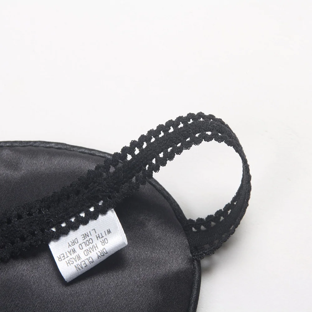 1 шт., шелковая маска для глаз, легкая, моющаяся для женщин, мужчин, детей, регулируемый ремешок для путешествий, дома, отеля, затеняющая повязка на глаз для сна