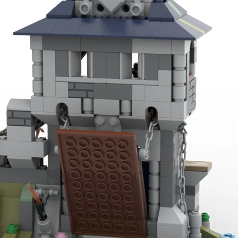 1068pcs MOC Knights Outpost Alternate Build Creator 3 Model Building blocks Architecture DIY Christmas gifts idea Brick toy Kids