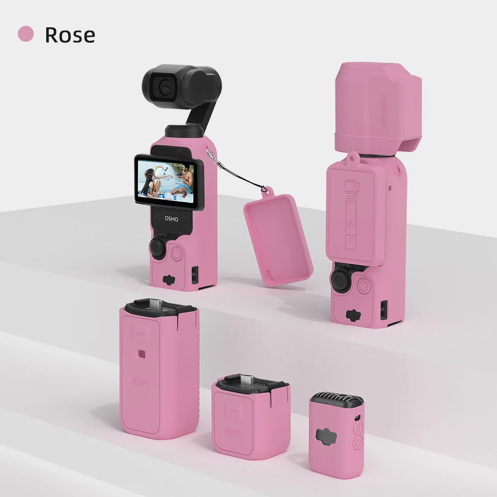 Коллекция аксессуаров для DJI Osmo Pocket 3, набор фильтров UV CPL ND/футляр для хранения фильтров/защитный силиконовый чехол для DJI Pocket 3