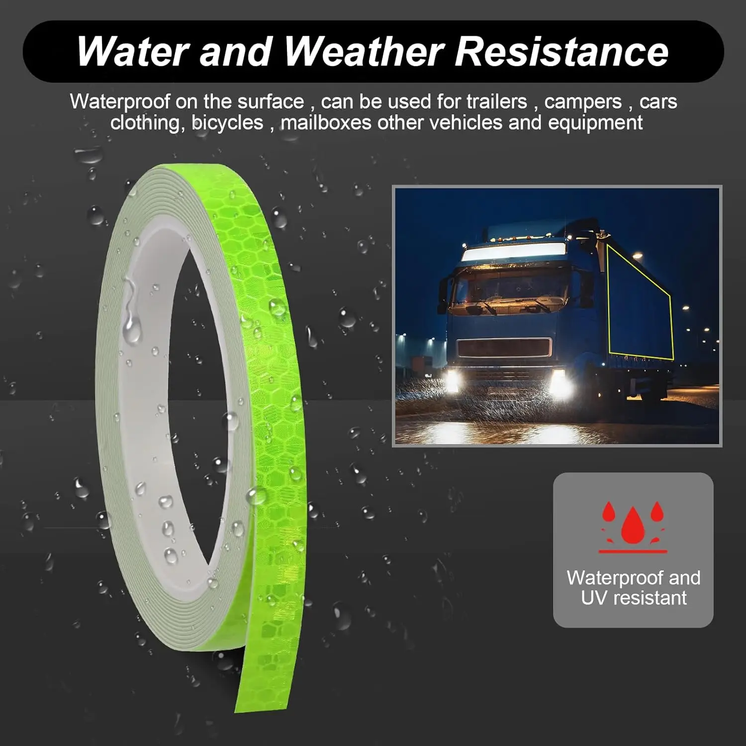 Bike Stickers Reflective Tape Fluorescent MTB Bike Bicycle Strips Cycling MTB Tapes for Bicycle Helmet Motorcycle Scooter