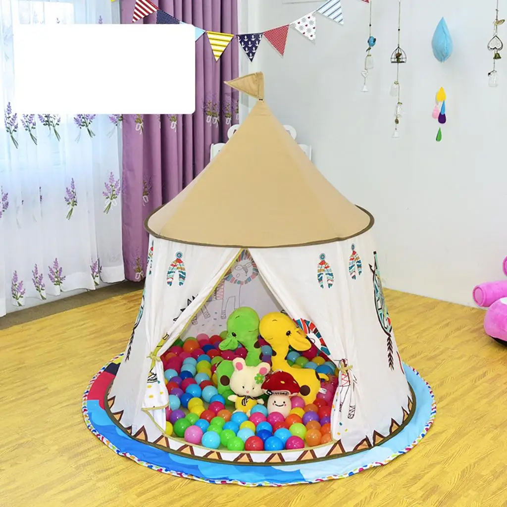 Bebé niño piso interior plegable castillo tienda pelota piscina camping senderismo jugando niños juguete de desarrollo - León