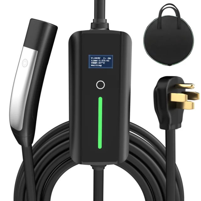 Portable Tesla EV Charger Compatible with Tesla Model Car- Electric Vehicle Charger Car Charging Station Portable Ev Charger