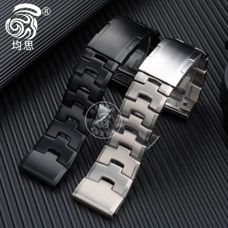 حزام ساعة من التيتانيوم لساعة Huami Amazift Falcon الرياضية الذكية في الهواء الطلق، سوار معصم من سبائك التيتانيوم سريع الإصدار