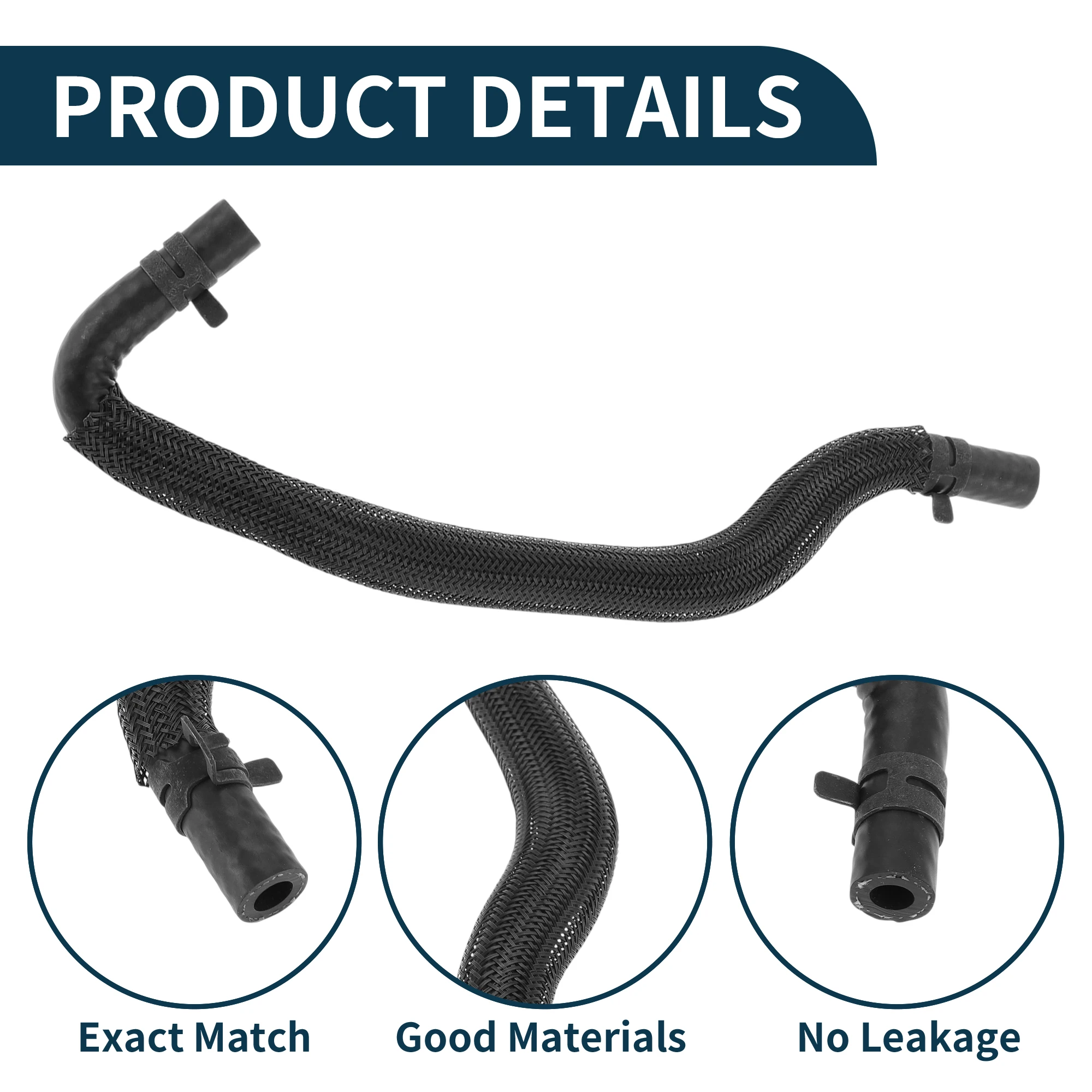 

UXCELL Radiator Hose Heater Hose Radiator Outlet Hose Pipe No.LR121415 for Land Rover Rover Sport Vogue 3.0 Petrol 2014-2022 Rub