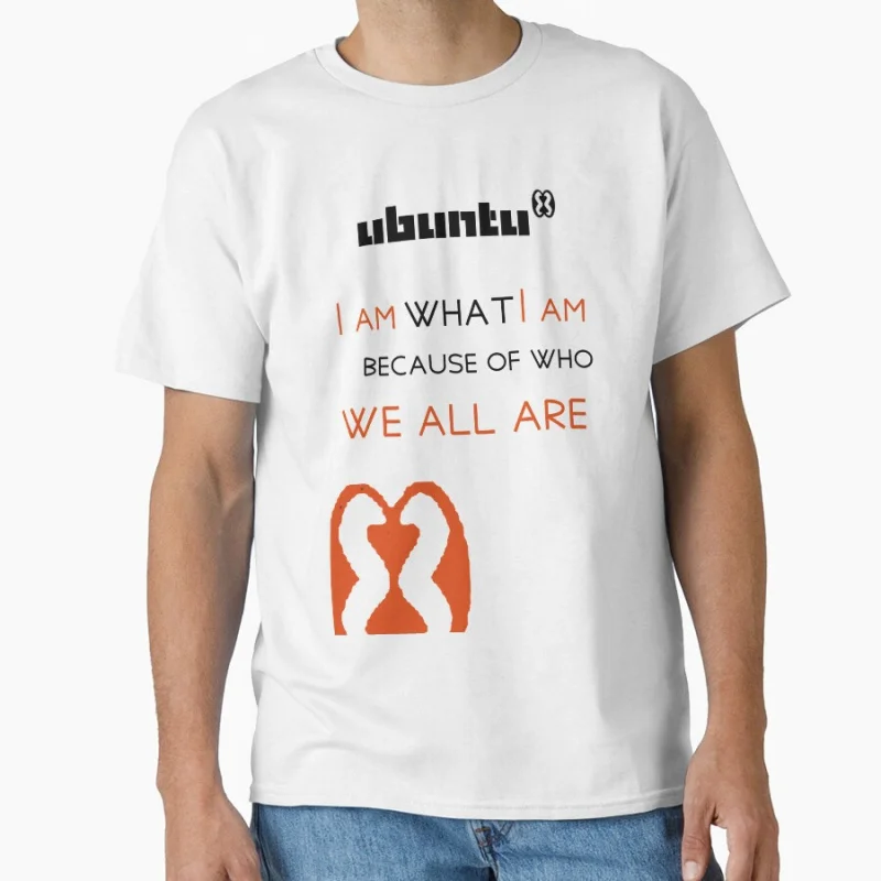 

0707 Funny Ubuntu Linux software engineer gift T-shirt for developer large size Adult Tops S-6XL mens clothing