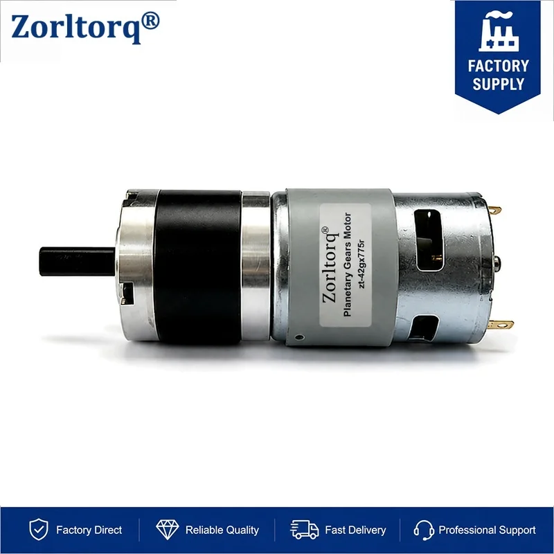 12V 24V DC Planetary Gear Motor High Torque Reversible Speed Control 5-1300RPM for DIY Robot Toy Car - Electronic Component