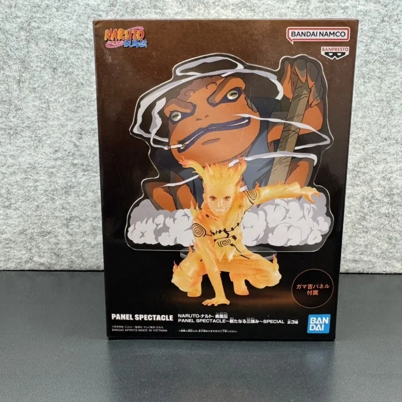 Bandai In Stock Original Banpresto Anime Naruto Shippuden Uzumaki Naruto Sakura Haruno Sasuke New Sannin Action Figure Model Toy
