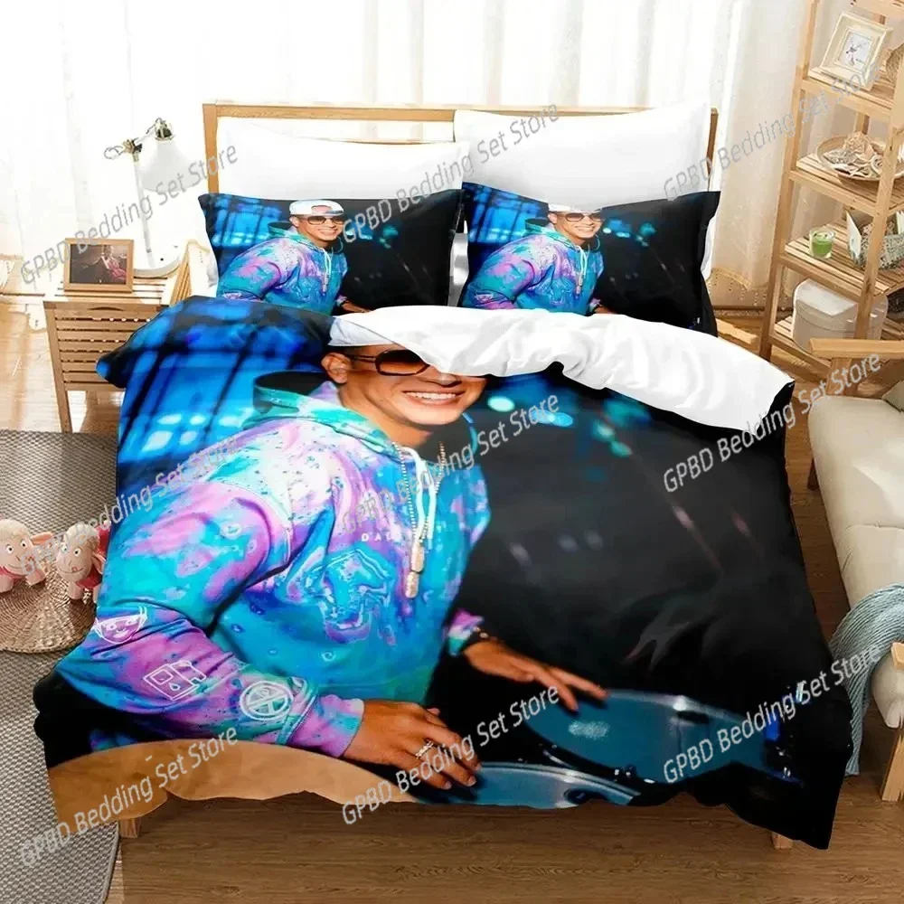

Luxury New 3D Print Daddy Yankee Bedding Set Duvet Cover Bed Set Quilt Cover Pillowcase king Queen Size Boys Adult Bedding Set