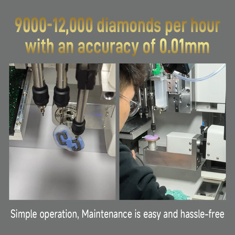 Yubang Diamond Strass Impostazione Attrezzatura automatica multifunzionale per il servizio di erogazione della cera