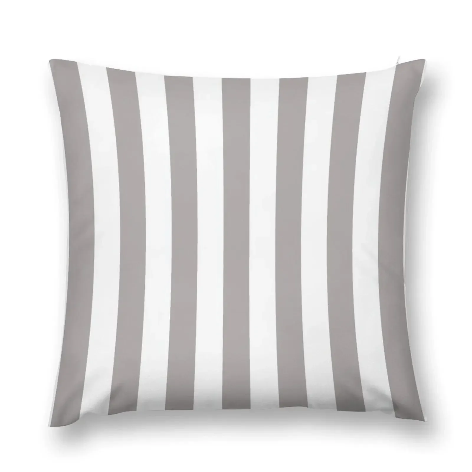 

Cabana Stripe Grey and White Pattern Throw Pillow Pillowcases For Pillows Decorative pillow case pillow