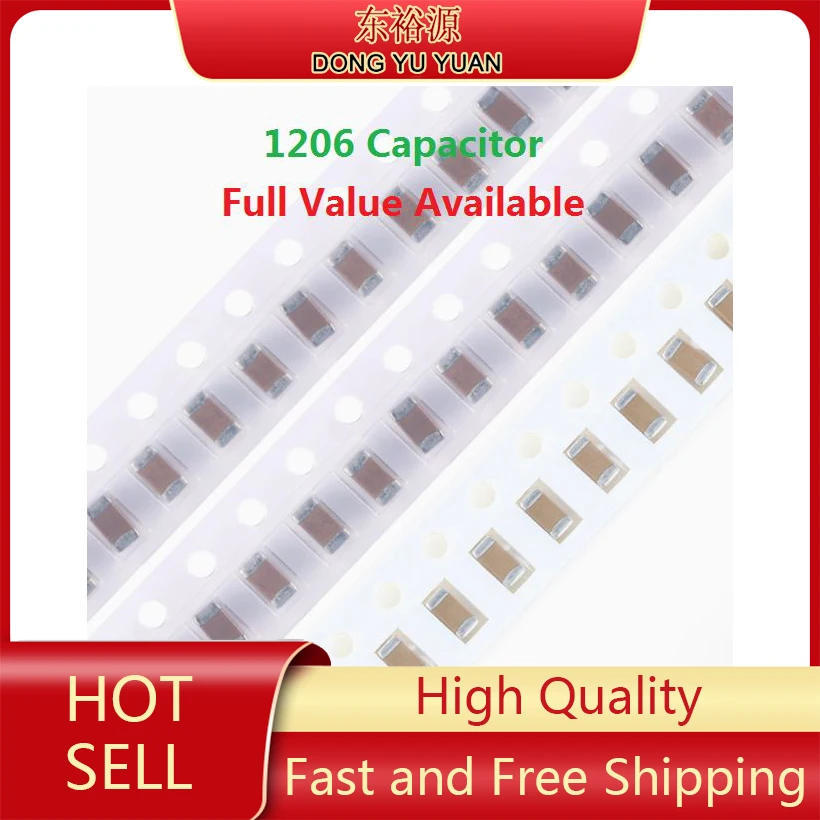 100PCS 1206 0.33UF …
