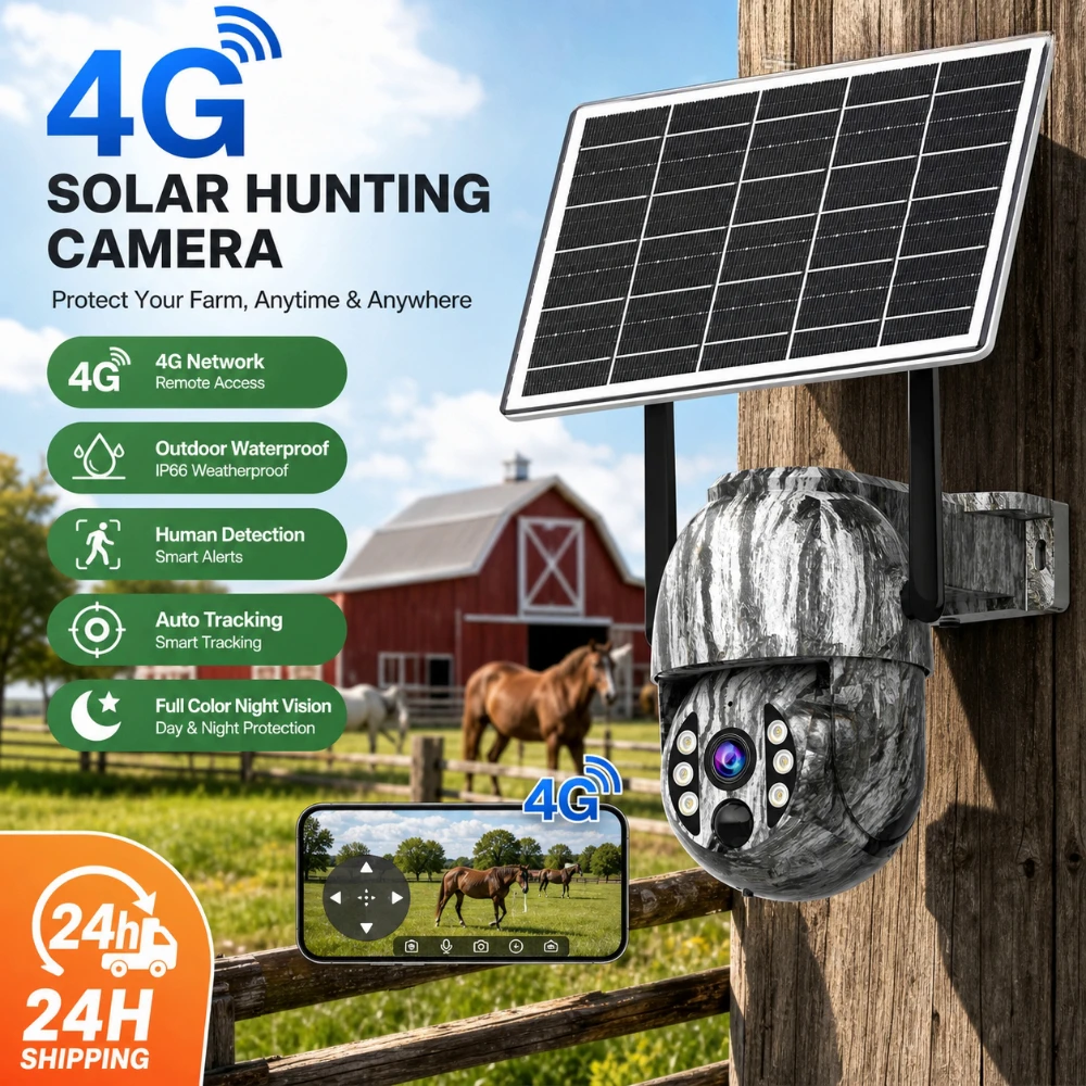 Jooan 4K 4G Solar Outdoor Hunt - Outdoor Hunting Video Camera review and price