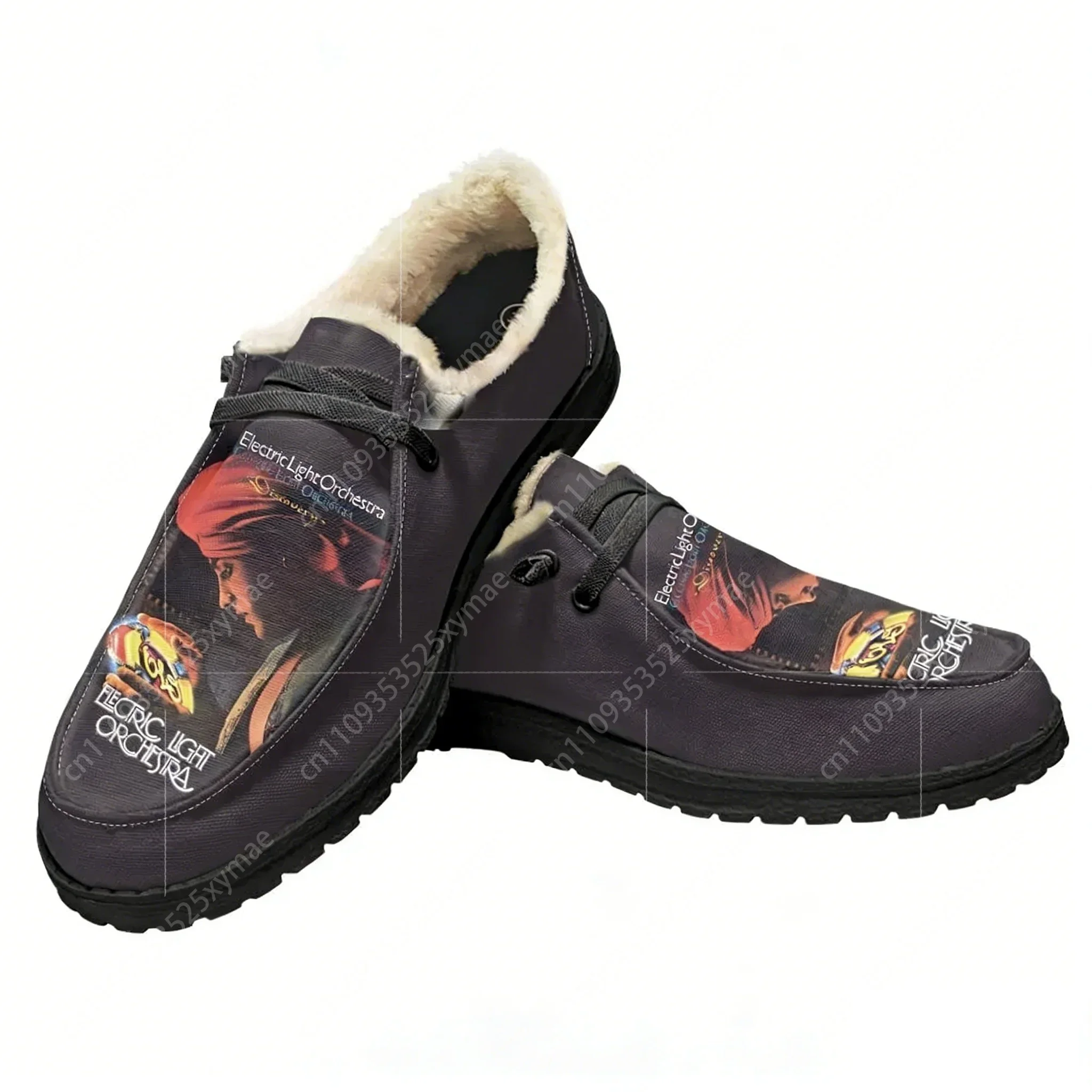 

Electric Light Orchestra Rock Band Casual Shoes Flat Shoe Mens Womans Breathable Casual Lightweight Footwear Custom Made Shoe
