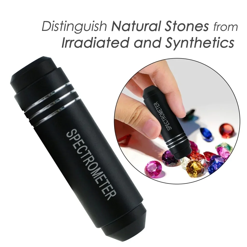 400-700nm Handheld Direct Viewing Grating Spectroscope Small Spectral Identification Jade Gemstone Jewelry Identification Tool