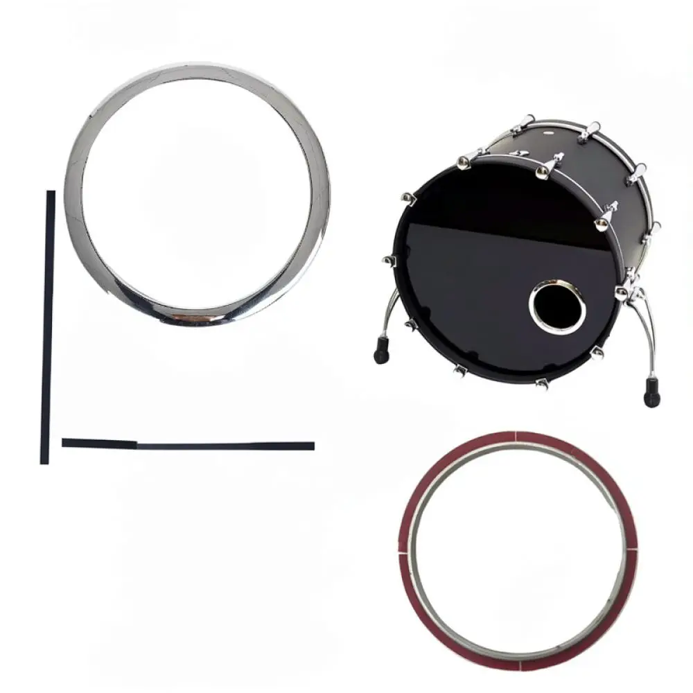 Sound Hole Reinforcement Ring For Bass Drum Head Protector Durable Accessory For Professional Percussion Musical Instruments