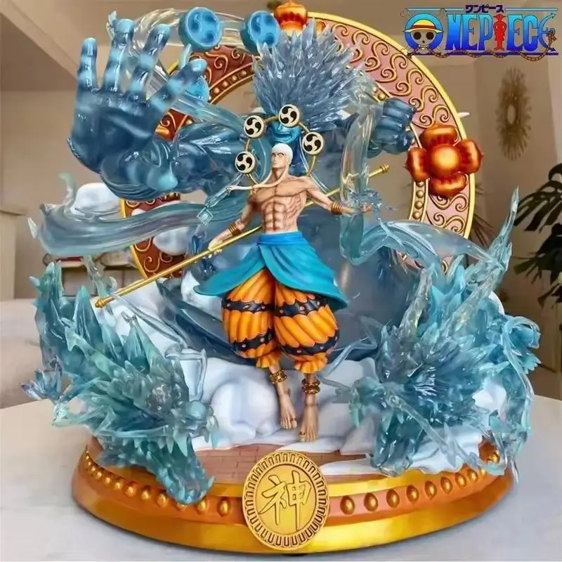 

30cm One Piece Anime Figurethor Enel Gk Figurine Oversized Manga Statue Action Model Toys Figure Collectible Ornaments Kid Gifts