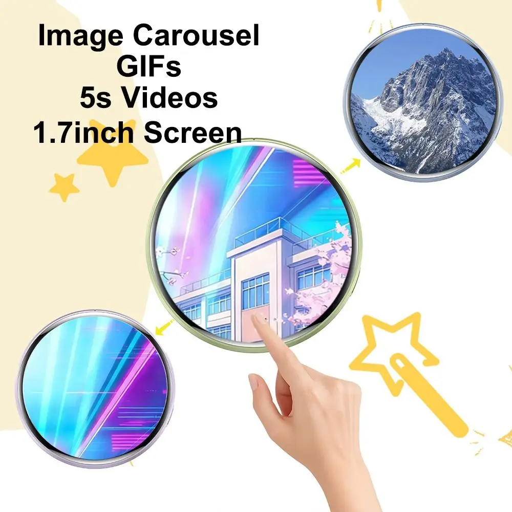 Smart Bluetooth Electronic Display Badge 7 Color LED Changing Images Digital Dynamic Badge App Control Two-Dimensional LED Badge