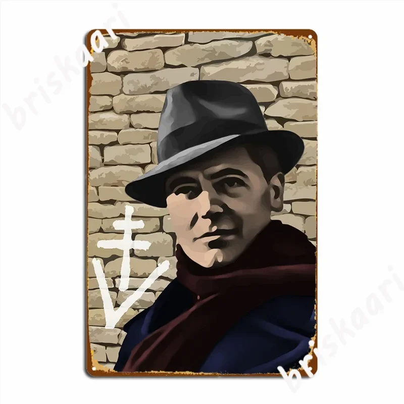 Jean Moulin Metal Plaque Poster Club Home Classic Bar Cave Plaques Tin Sign Poster