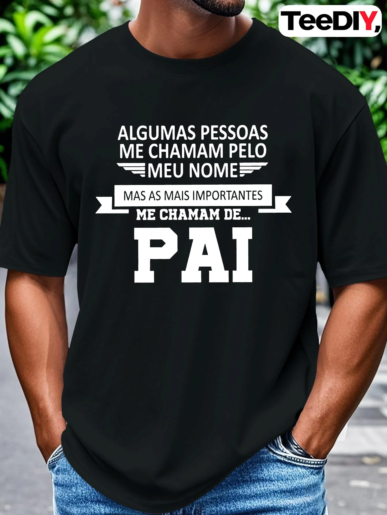 T-shirt décontracté pour homme portugais intéressant avec motif