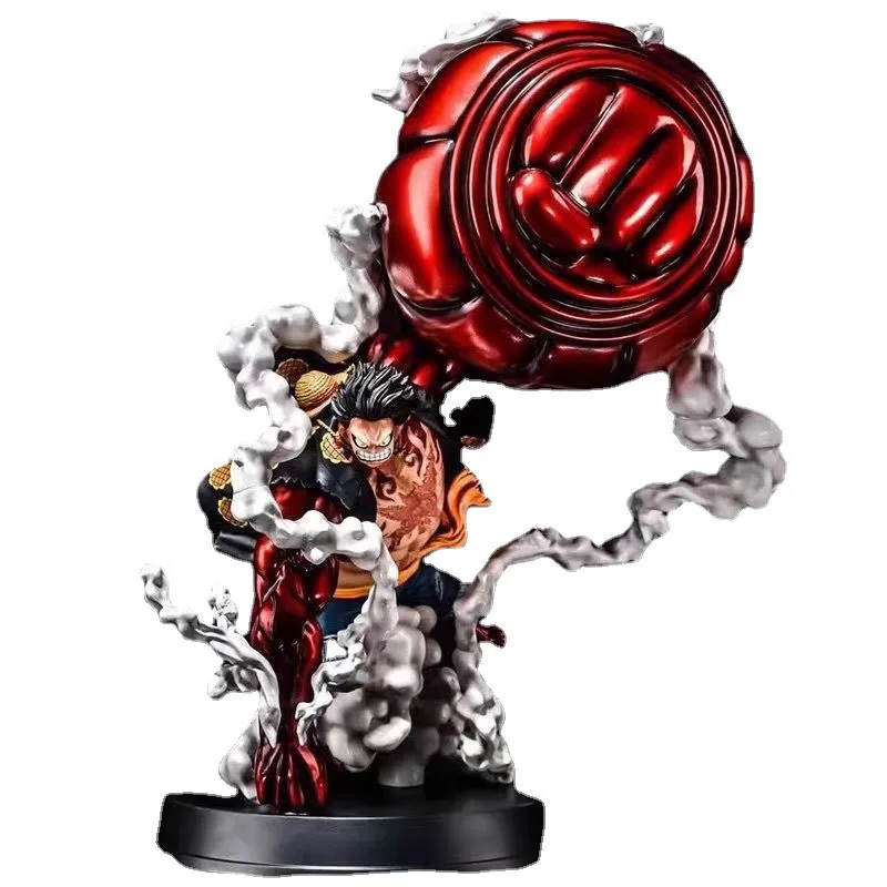 New One Piece Anime Gear Fourth Snake Man Luffy Monkey D Luffy Figurine Gear 4 luffy Statue Collection Toy Cool Accessories Gift