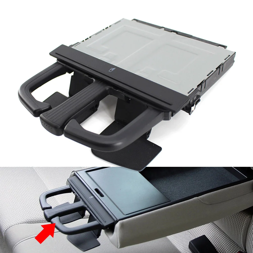 Car Folding Center Console Rear Seat Armrest Cup Holder For VW Jetta Golf 5 Passat B6 For Audi A3 A4 Q5 8P0885995B 1J0858601D