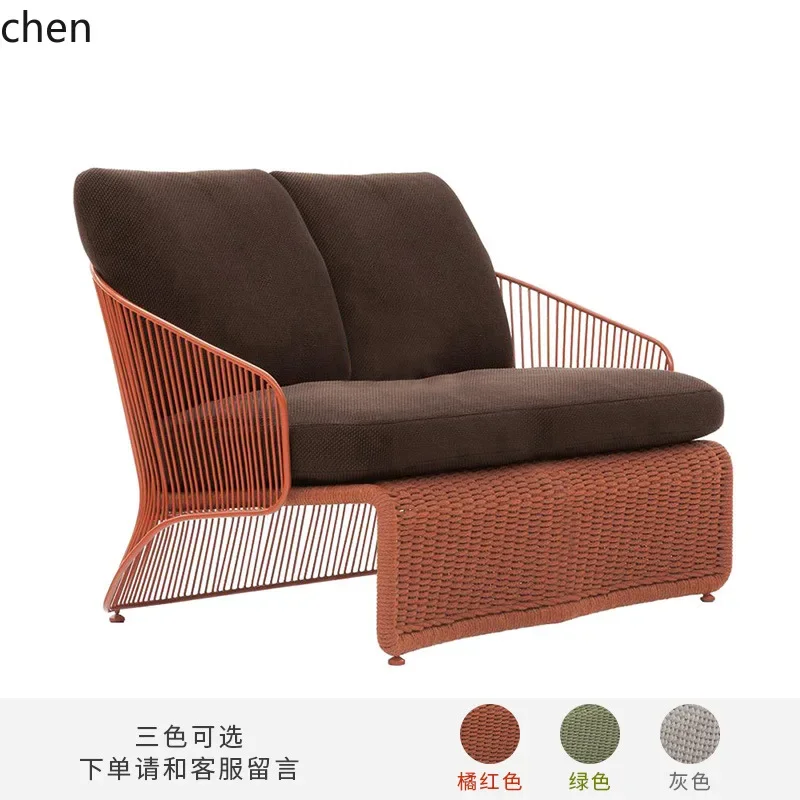 DSA Outdoor Sofa Single Seat Hotel Homestay Furniture Garden Balcony Leisure Chair