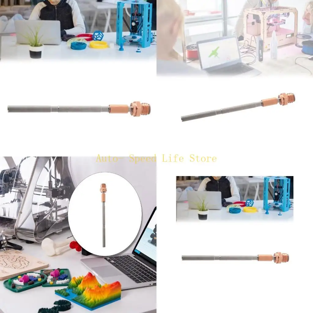 

02DA Throat Copper Plate 1.75MM Heat Break Replacement for MK4 Printers Accessory