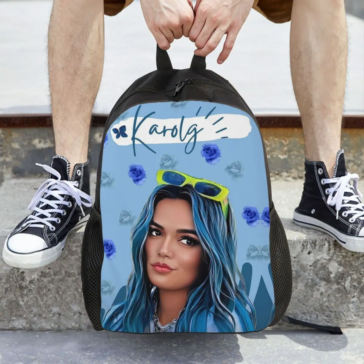 

Рюкзак Fondo De Pantalla Karol G, Лидер продаж, рюкзак большой емкости, детская сумка для книг, школьная сумка, сумки на плечо для мужчин и женщин