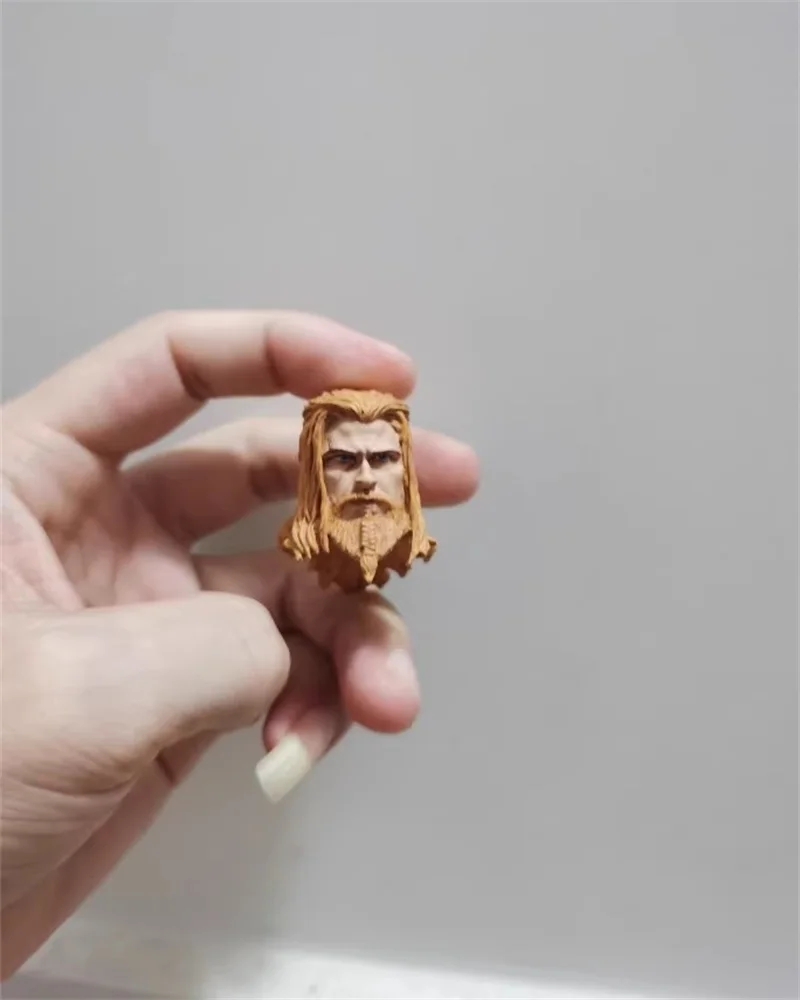 

1/12 Scale Soldier Tough Guy Head Carving Sculpture Model Accessories Fit 6'' Action Figures Male Body In Stock