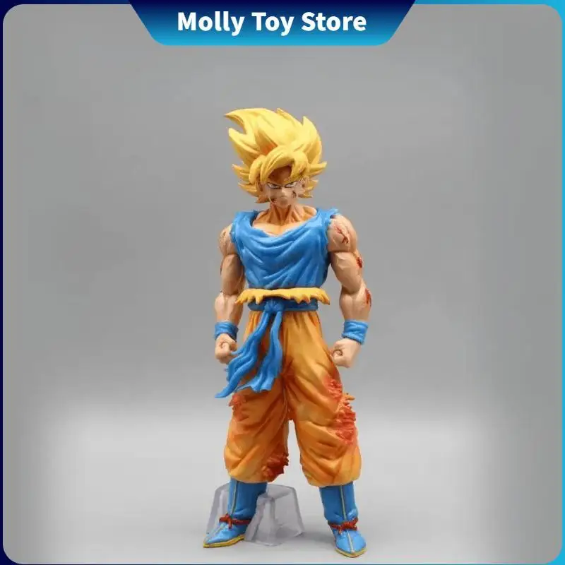 

24cm Dragon Ball Anime Figure Super Saiyan Songoku Action Figures Desktop Decoration Collection Model Toy For Children Gifts