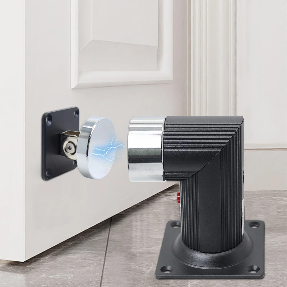 حامل باب كهرومغناطيسي مثبت على الأرض DC12V 24V عالي الجودة لباب مقاوم للحريق