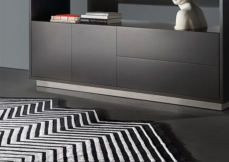 Handmade wool living room bedroom study irregular carpet designer