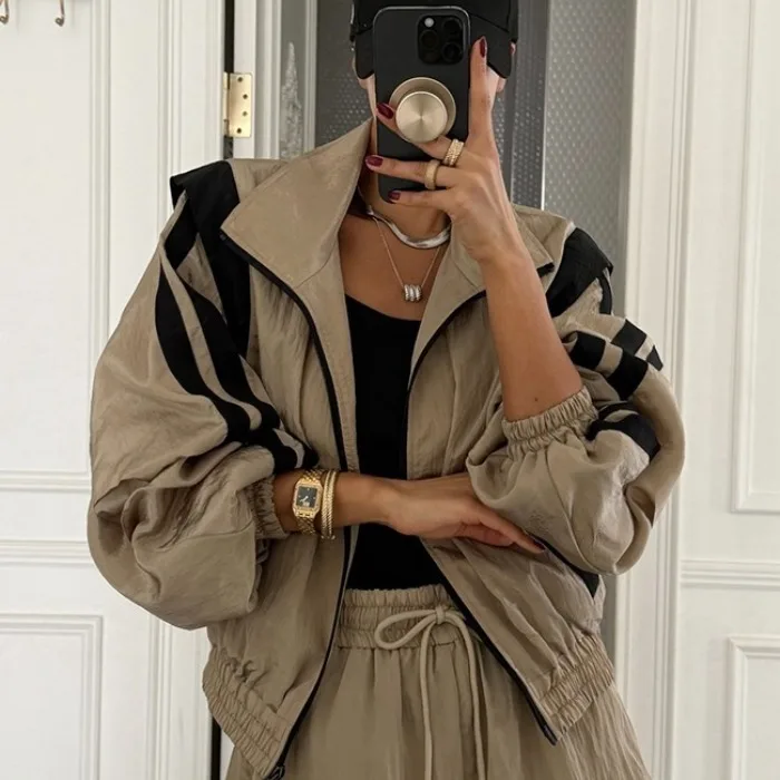 Korean Style Fashionable Short Pants Set Women's Autumn Collection Two-Piece Set Eco-Friendly Regenerated Cellulose Fiber