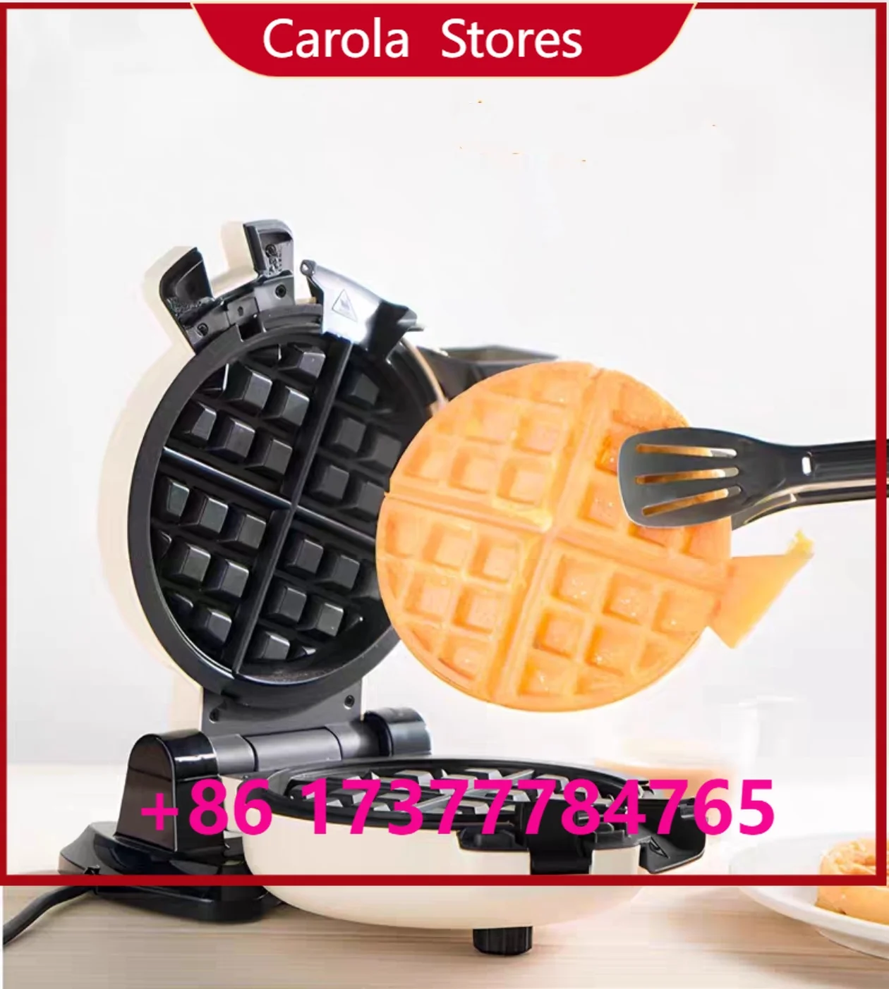 Standing Waffle Maker, And Commercial Sandwich Maker, Coffee Shop Breakfast Maker, Batter Recycling