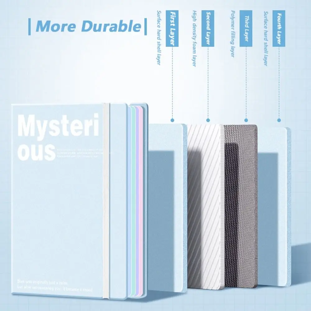 

New Loose Leaf A4 File Folder Transparent Detachable Data Booklet Students Stationery File Bag School Office