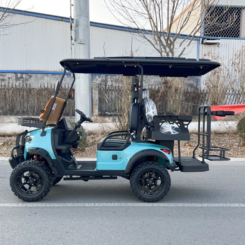 

New Designed Factory Price 5000W/7000W Lithium Battery Operated 4 6 8 Seater Golf Buggy Electric Golf Cart