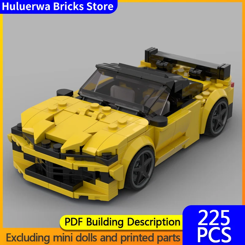 

Speed Racing Car Model MOC Building Bricks Camaro Top Tier Sports Car Modular Technology Children Holiday Gifts Assemble Toys