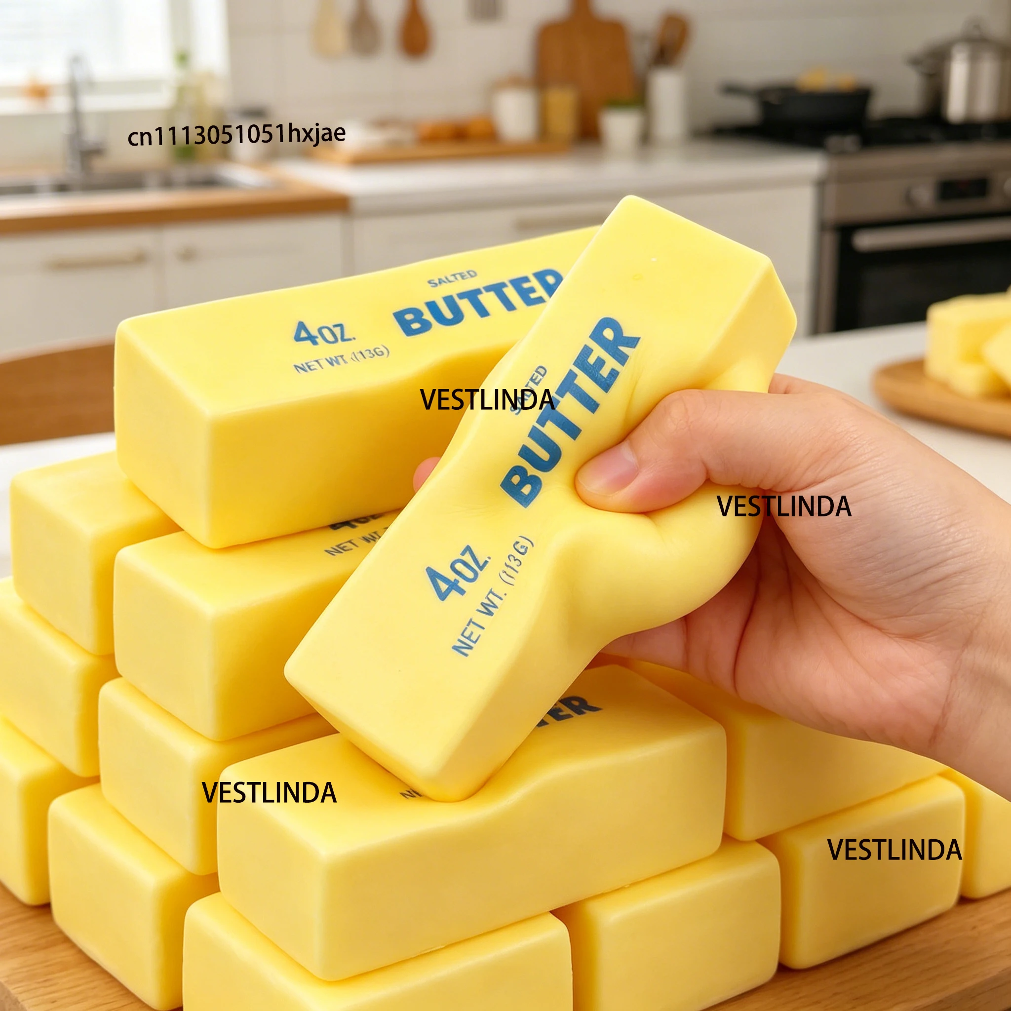 1/2PCS Butter Stick Decompression Toy Soft Squeeze Knead Slow Rebound Sensory Anti-stress Improve Concentration Office Pinch Toy