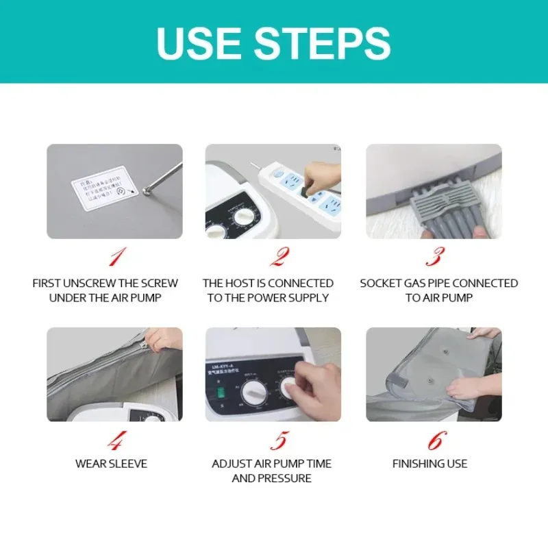 Produsen Cina Peralatan Terapi Pijat Kaki Kompresi Tekanan udara